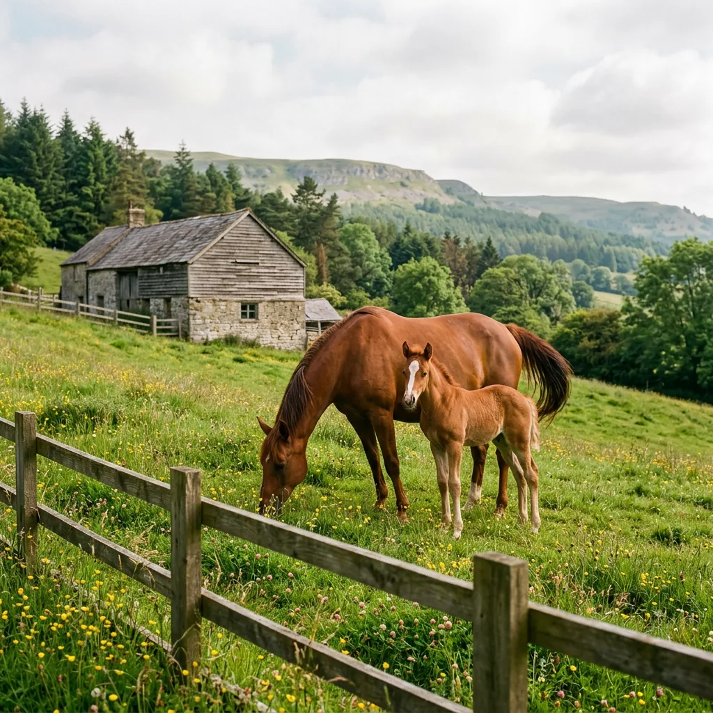 Élevage de chevaux, Écuries de la Palud, Moye